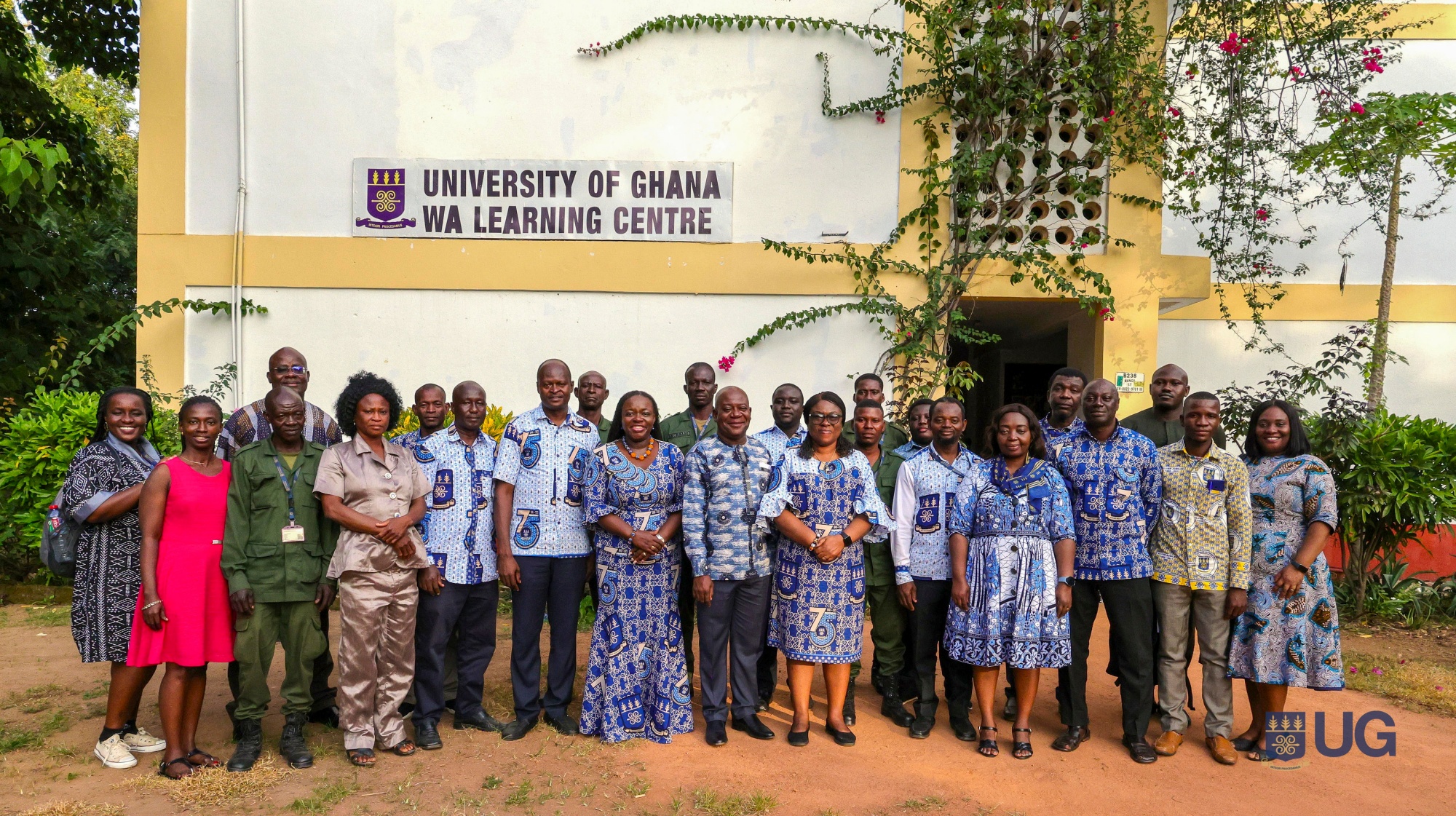 Vice-Chancellor Interacts with Staff of the Wa Learning Centre