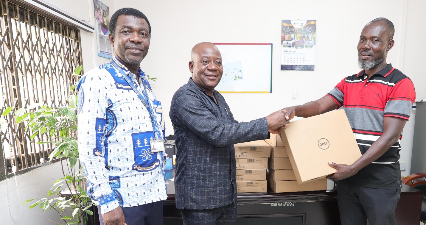 IPMC Donates 10 Laptops to the University of Ghana College of Education