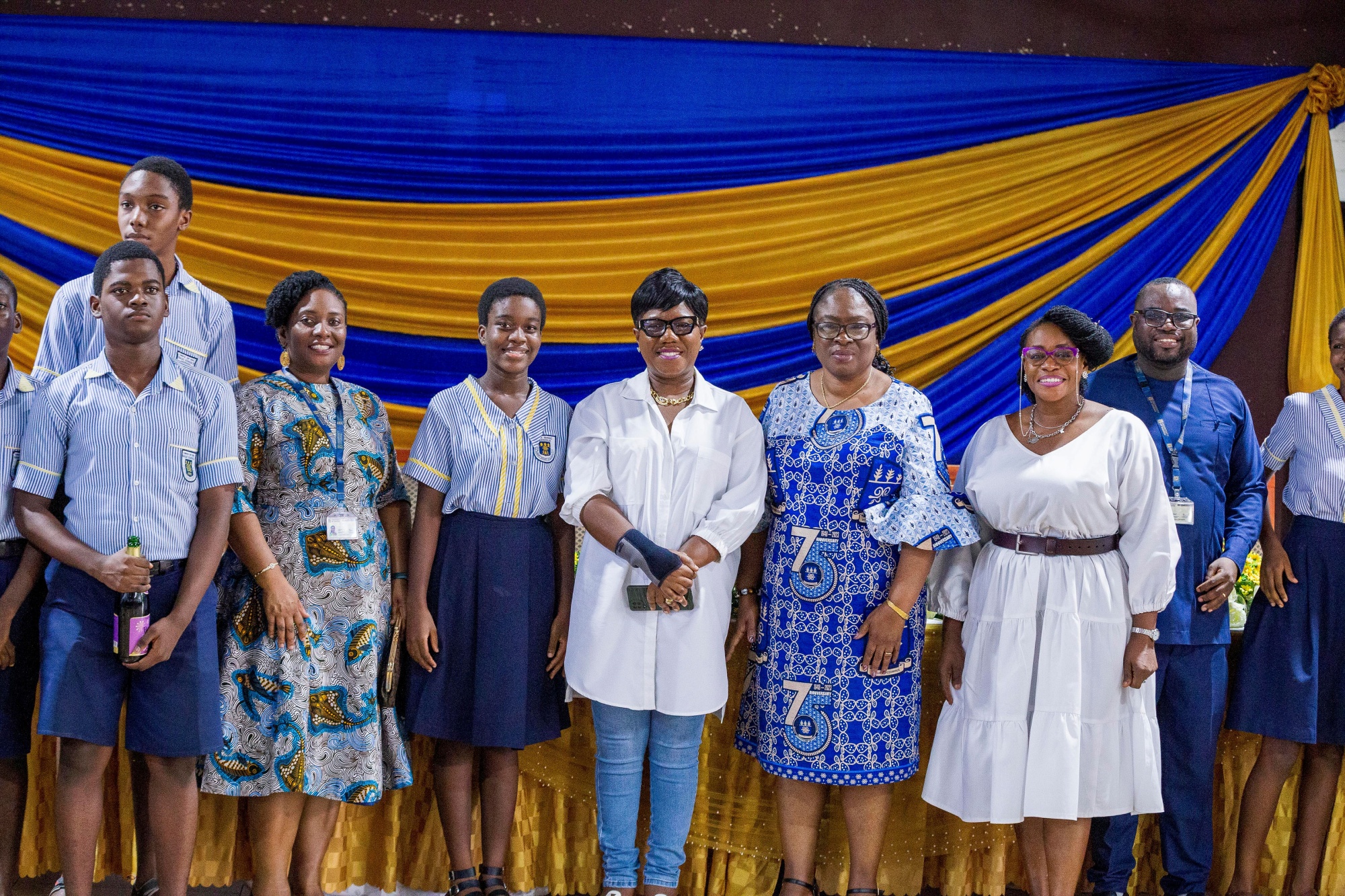 Management Holds Motivational Session for 2024 UBS BECE Candidates