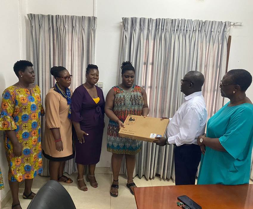 GNPC Foundation Donates Laptop to Student with Special Need