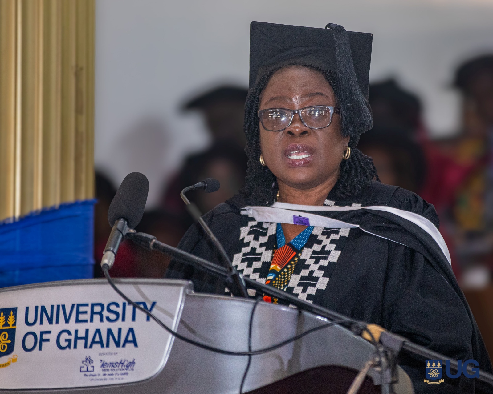 Registrar of the University, Mrs. Emelia Agyei-Mensah