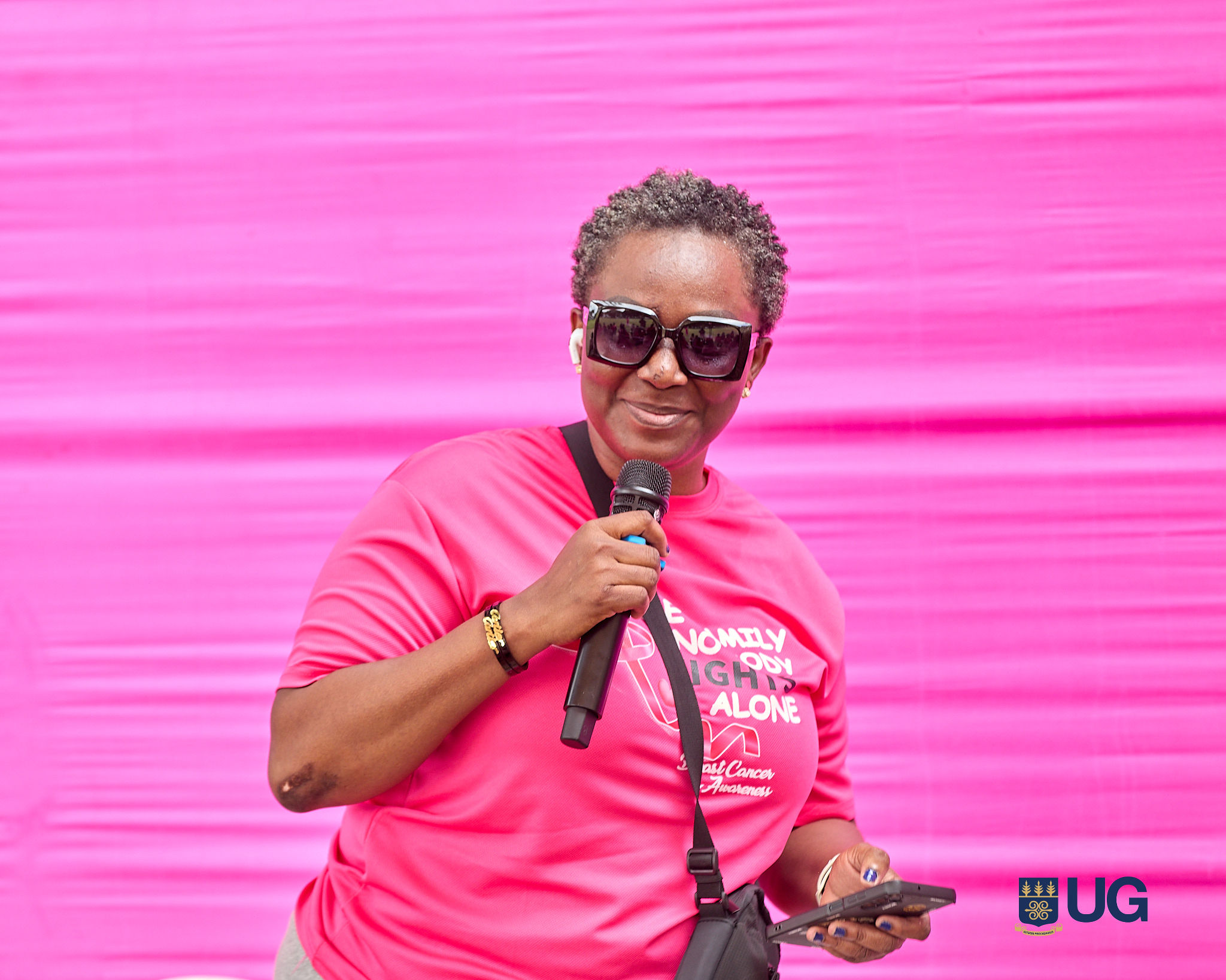 President of the Legon Ladies Club, Ms. Maame Efua Clarke