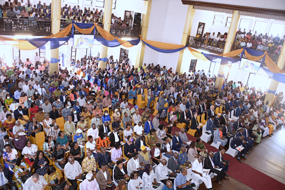 Image of a section of the audience present at the ceremony