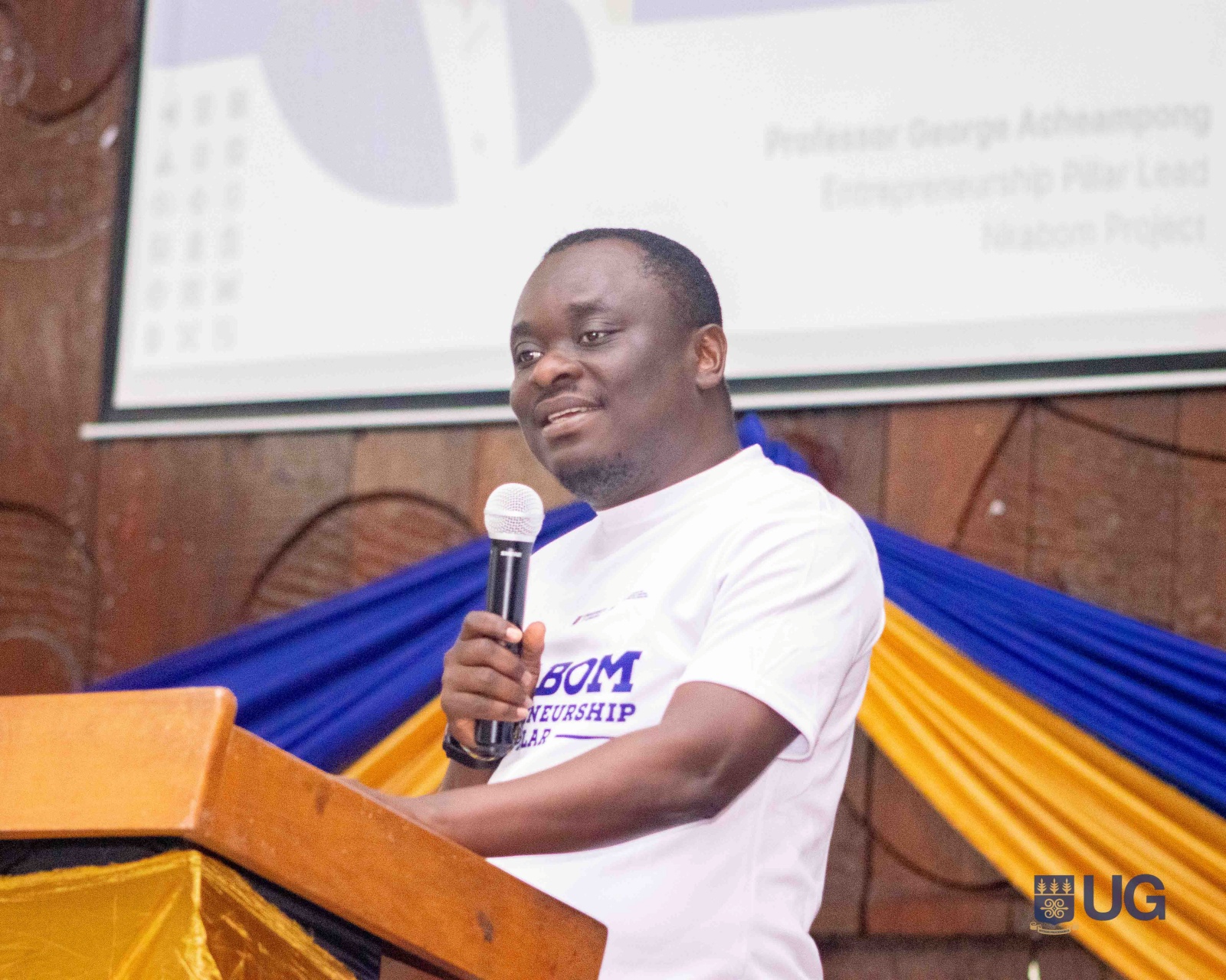 Prof George Acheampong addressing the participants