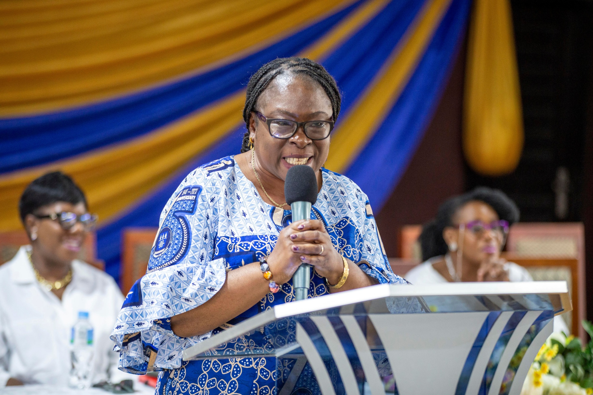 Registrar, Mrs. Emelia Agyei-Mensah,