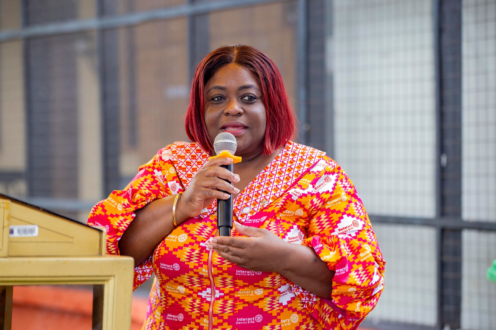 District Governor (DG) Florence Maame Hagan