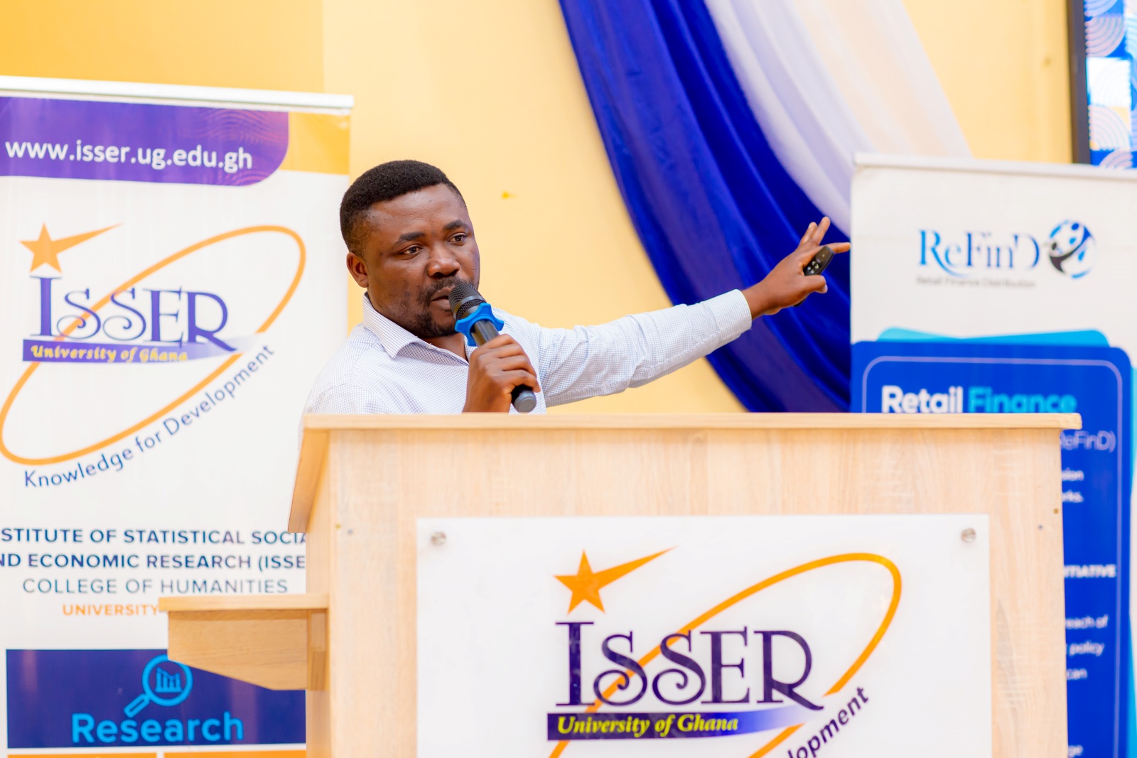 Prof. Francis Annan, Assistant Professor of Economics at the University of California, Berkeley and Lead for the Scientific Committee and Co-Principal Investigator (Co-PI) of ReFinD