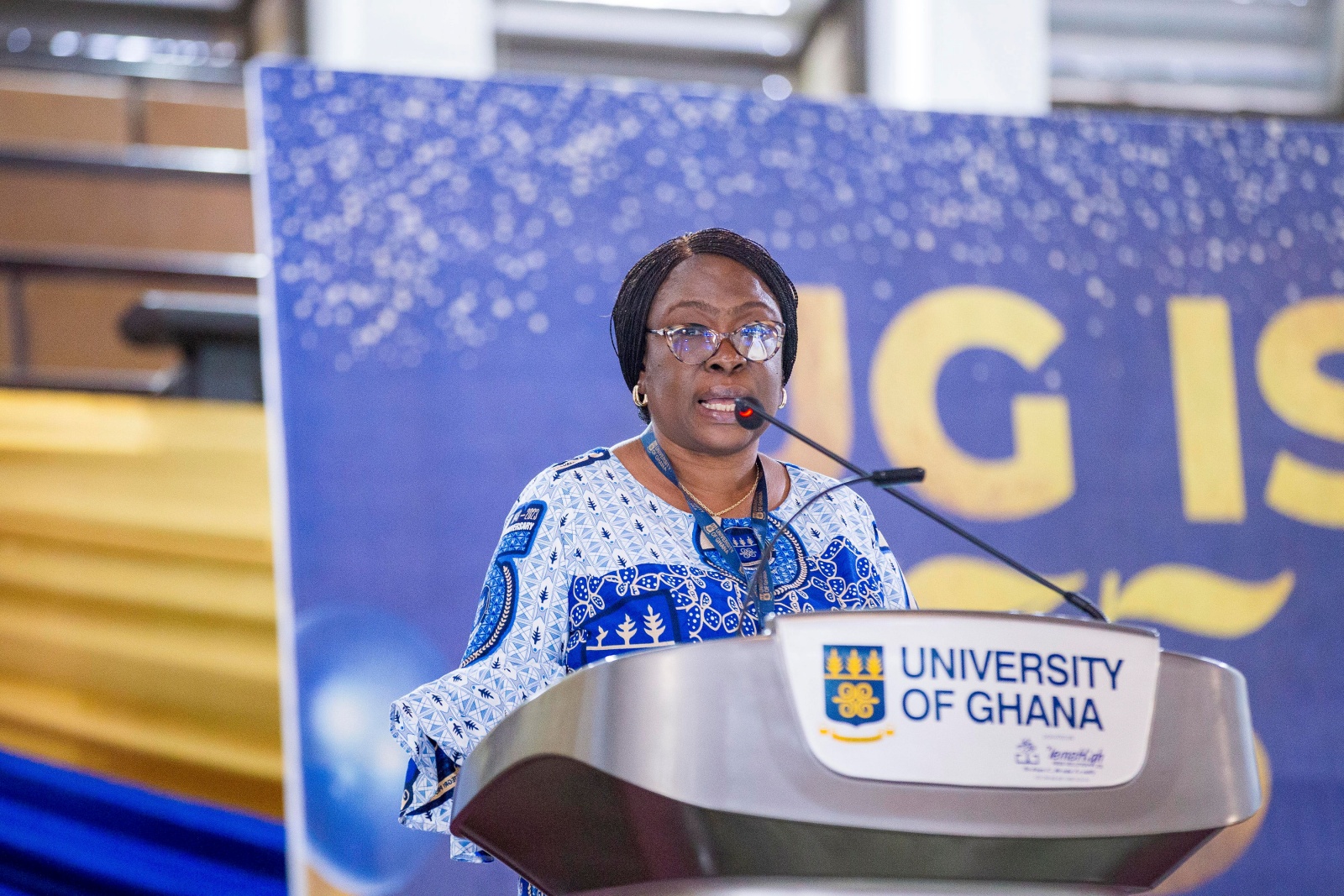 Registrar of the University, Mrs. Emelia N.K. Agyei-Mensah 