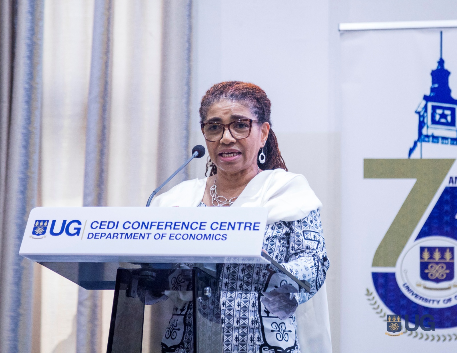 Prof. Akosua Adomako Ampofo, Chair of both the 75th Anniversary Planning Committee