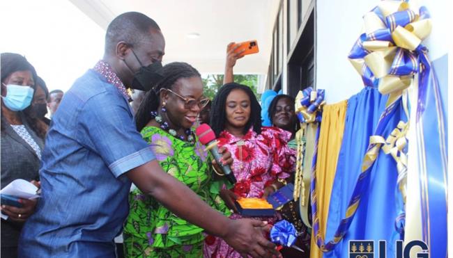 Prof. Amfo Commissions Canteen Facility for UBS