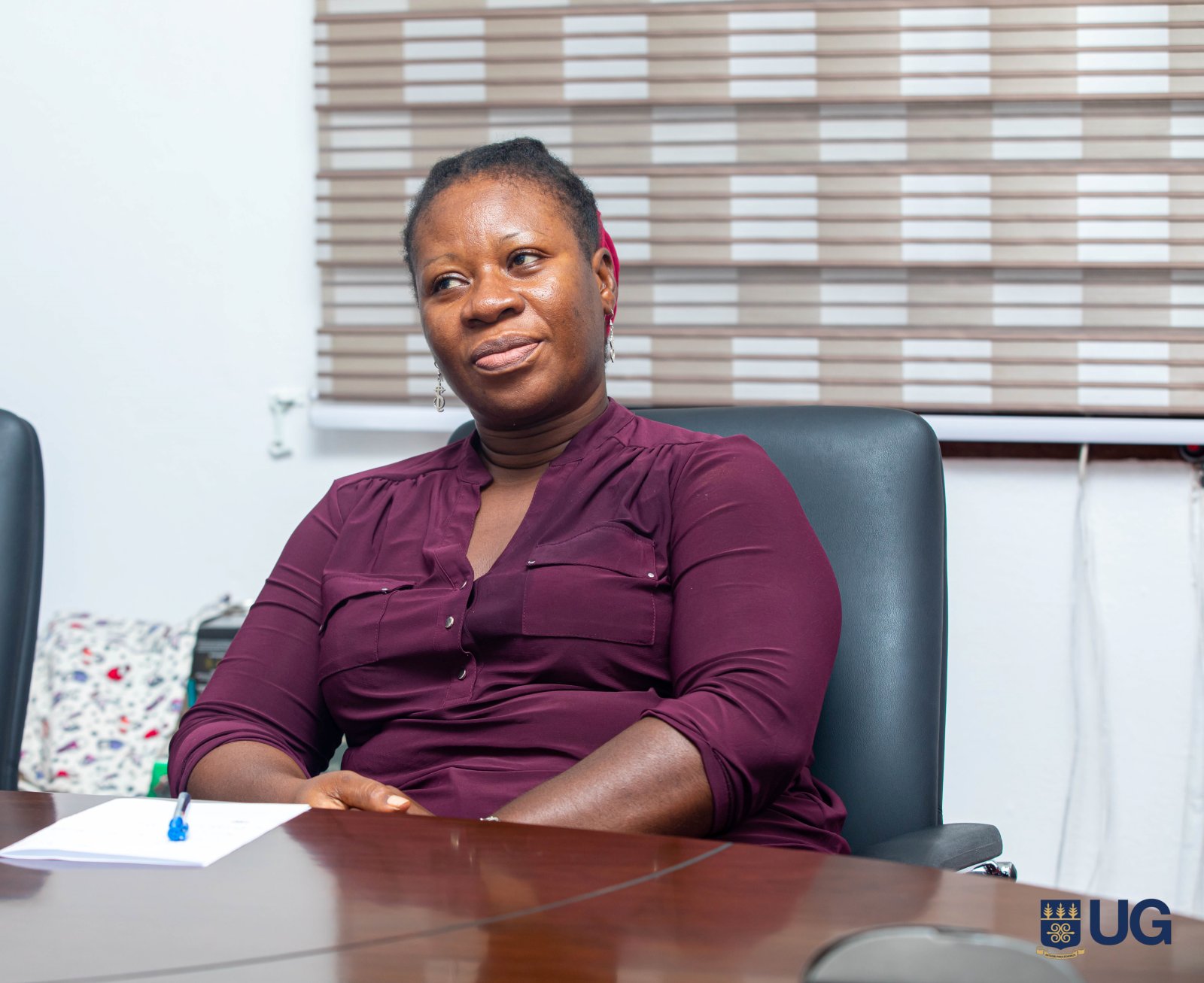 Head of the Students’ Financial Aid Office, Ms. Selina Torrison Saaka 